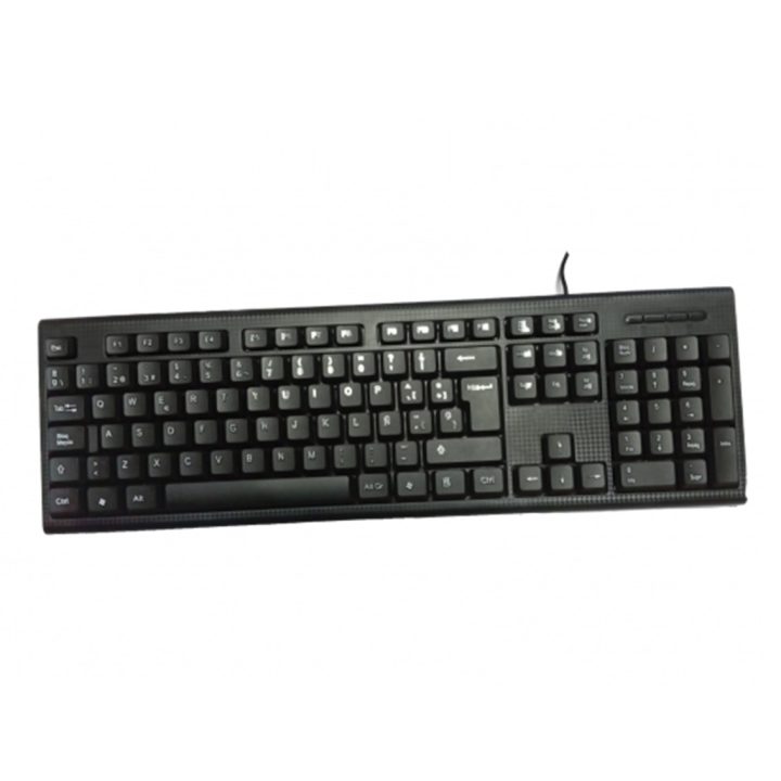 Kit teclado + raton PC case USB negro pcc-ktr-001