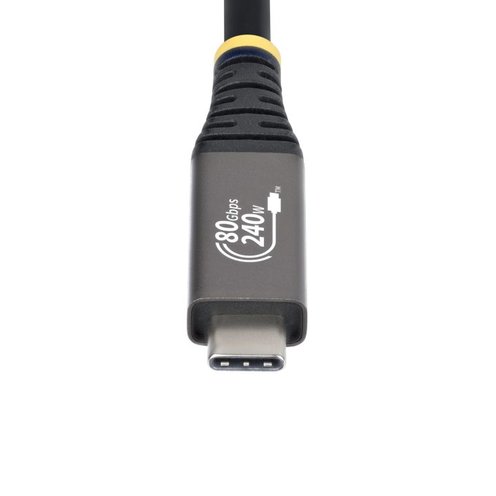 StarTech.com USB4 Cable 50cm - USB-IF Certified USB-C Cable - 80Gbps…