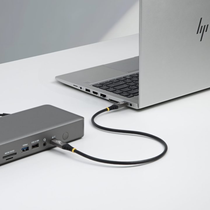 StarTech.com Cable USB4 50cm - Cable USB-C Certificado USB-IF -…