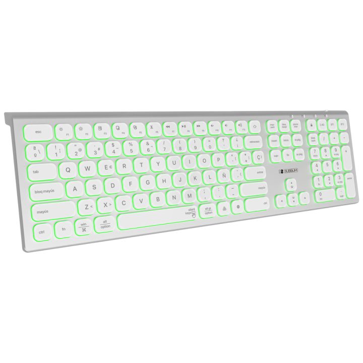 Subblim Bluetooth/2.4G Master Backlit Extended Keyboard P/B…