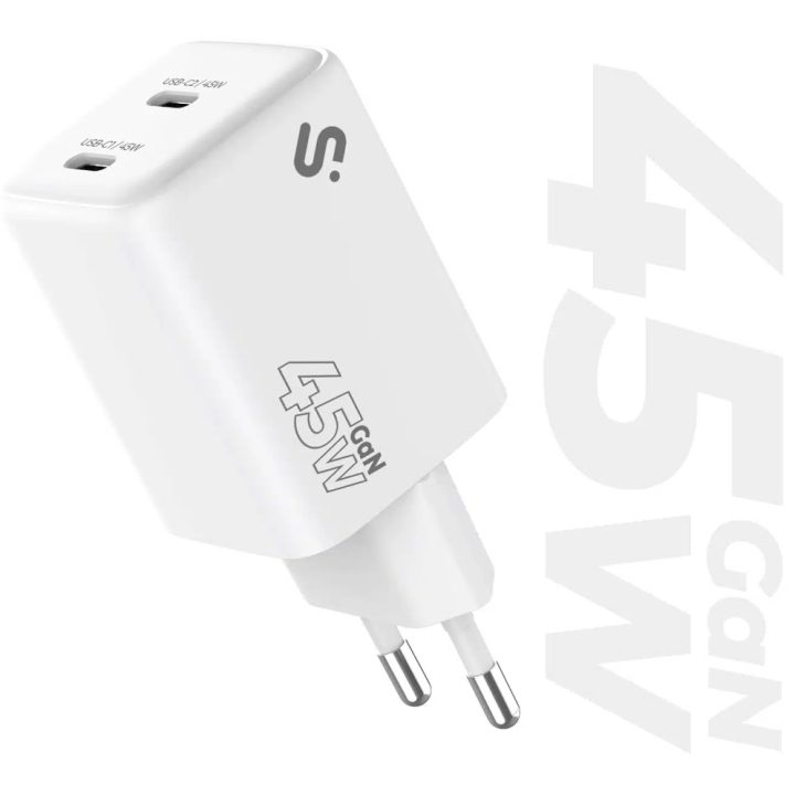 Subblim GaN 45W charger USB-C+c (SUBCHG-6G4520)