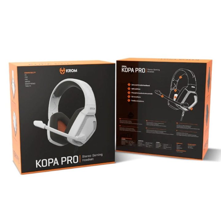 Krom Kopa Pro wired over-ear headphones (NXKROMKOPAPROWH)