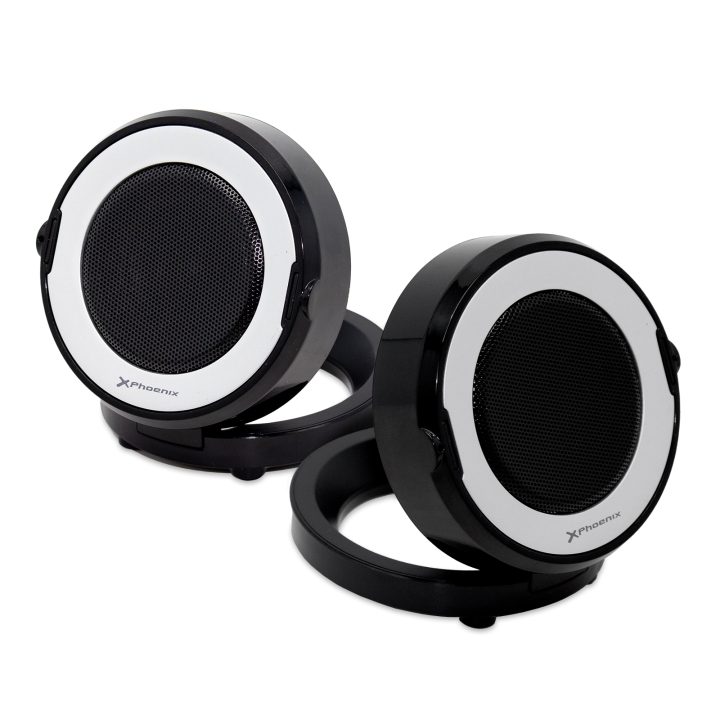 Phoenix Technologies Phoenix Portable Computer Speakers 2.0 USB Black…