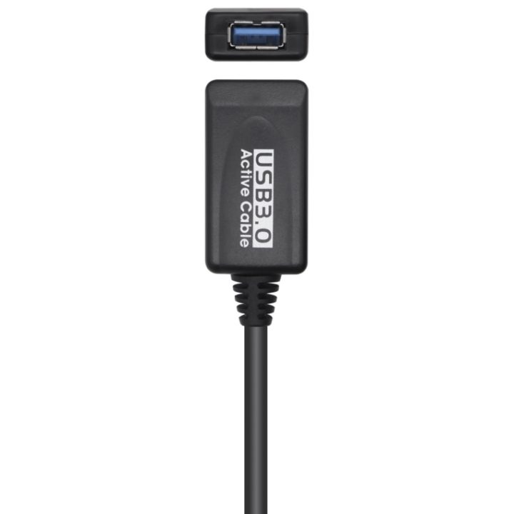 AISENS Cabo USB 3.0 Extensor com Amplificador, Tipo A/M-A/H, Preto…