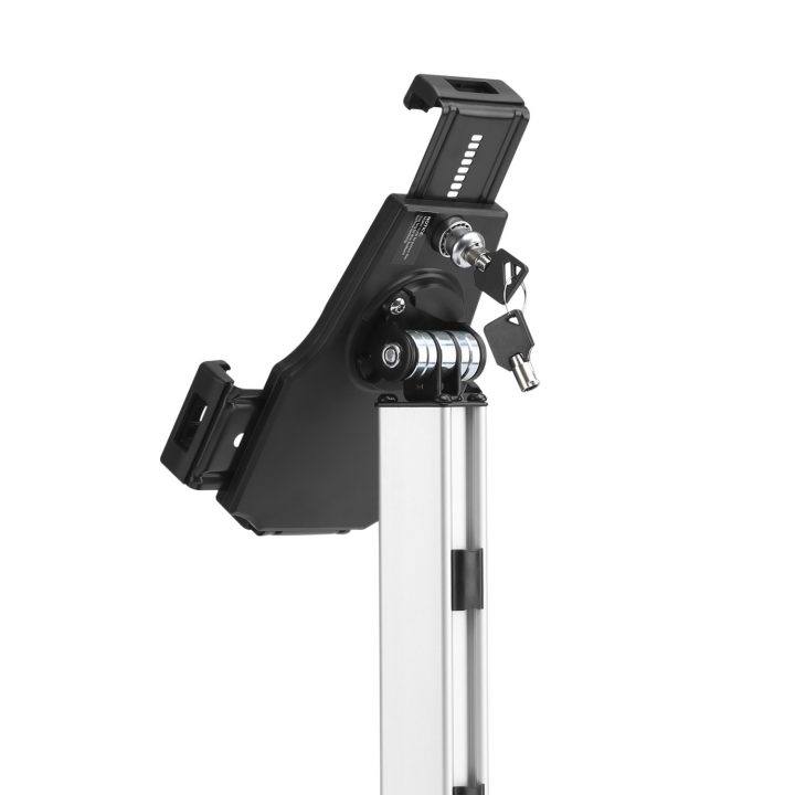 AISENS Adjustable Desktop Anti-Theft Stand (1 Pivot) for Tablet, Black