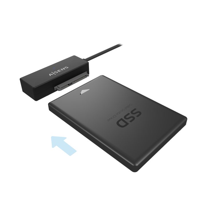 AISENS ASE-35A01B SATA to USB-A USB 3.0/USB3.1 GEN1 Adapter for 2.5″…