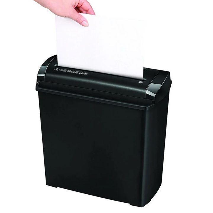 Fellowes P-25S Paper Shredder Strip Cut 22 cm Black, Gray
