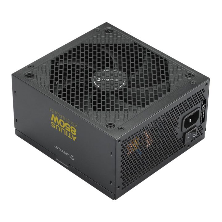 UNYKAch Fonte de Alimentação ATX Atilius 3.1 Black 850W Gold