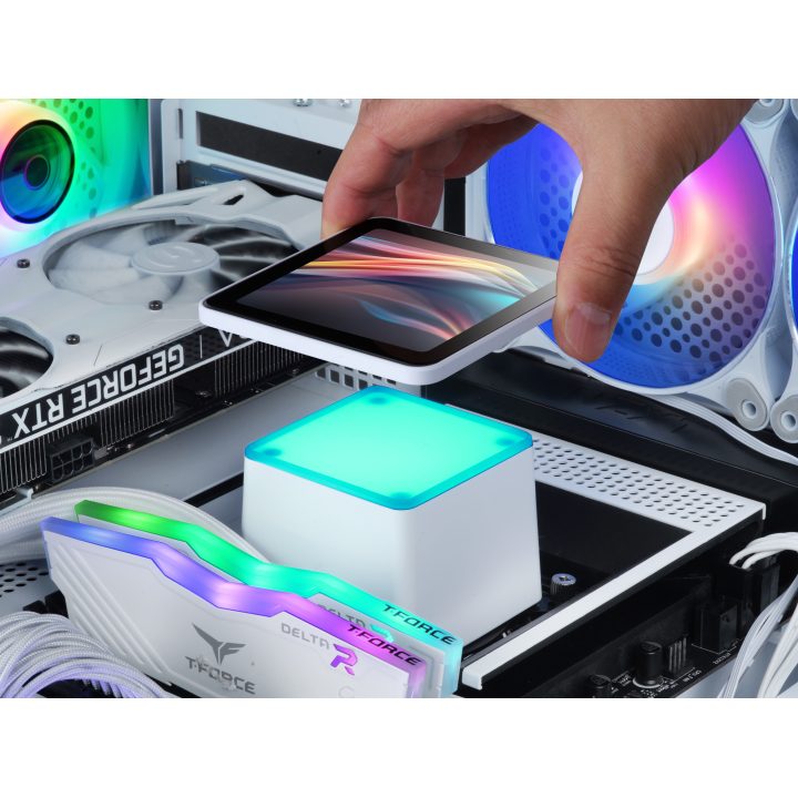 Mars Gaming ML-VISIONPRO240W All-in-One Liquid CPU Cooler 12 cm White…