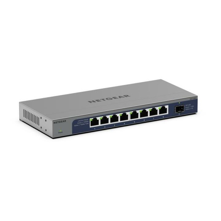NETGEAR GS108X Unmanaged L2 Gigabit Ethernet (10/100/1000) Gray