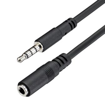 StarTech.com Cable de 1m de Extensión Alargador de Auriculares…