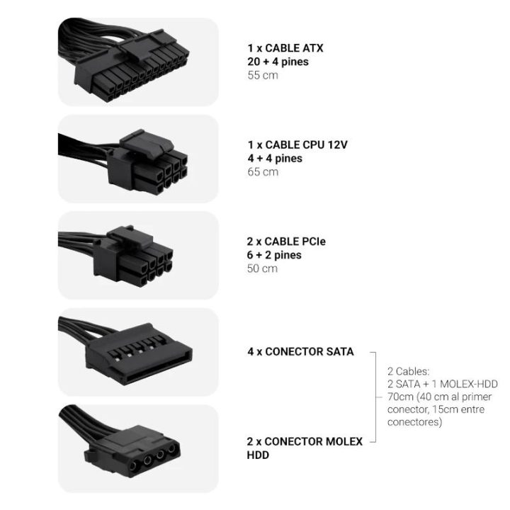 CoolBox ATX POWER SUPPLY POWERLINE III 650W 85%EFI