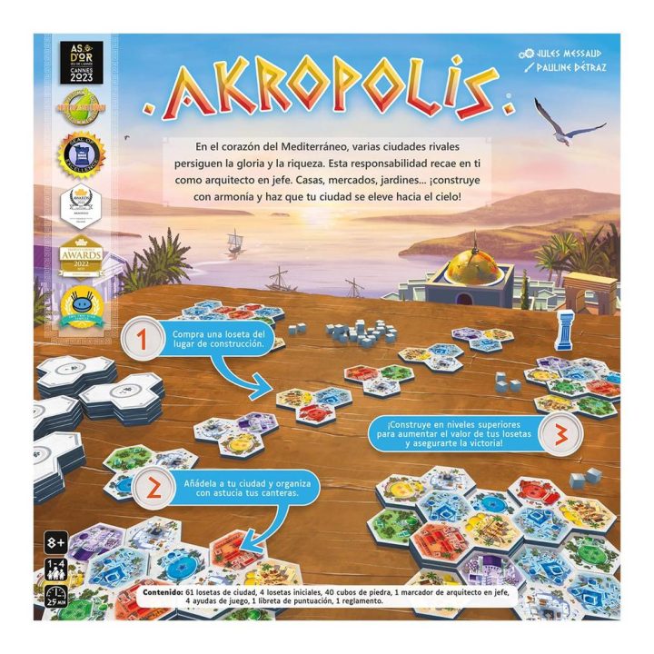 Devir Jogo de tabuleiro Akropolis (BGAKROSP)