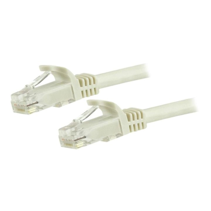 StarTech.com 3m White Cat6 Snagless Ethernet Network Cable - RJ45 UTP…