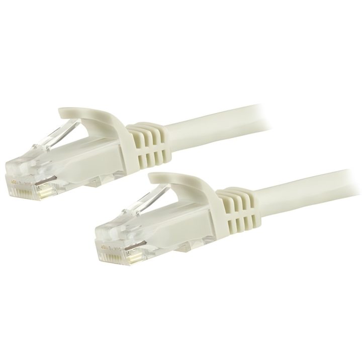 StarTech.com 3m White Cat6 Snagless Ethernet Network Cable - RJ45 UTP…