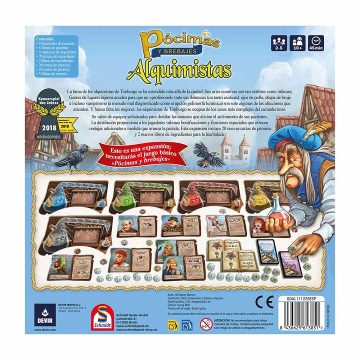 Devir Expansión juego de mesa pócimas y brebajes: alquimistas…