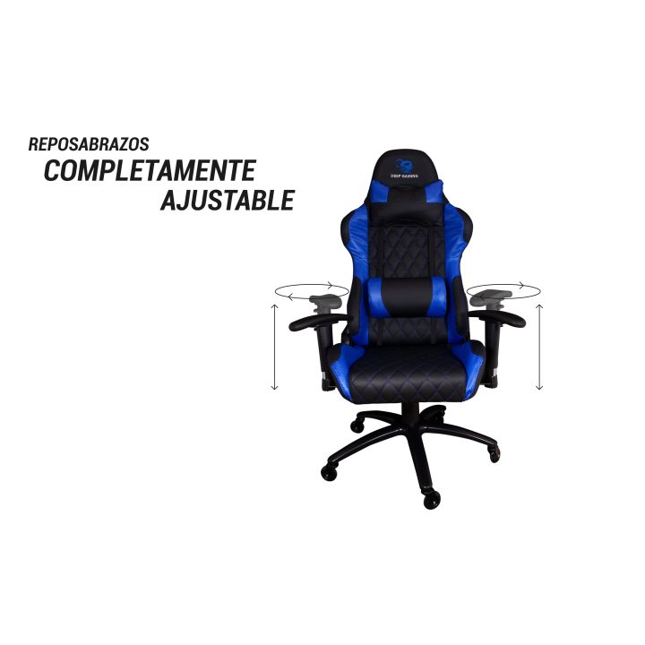 Deep Gaming DEEPGAMING DEEPCOMMAND2 GAMING CHAIR WITH RUBBER CASTERS