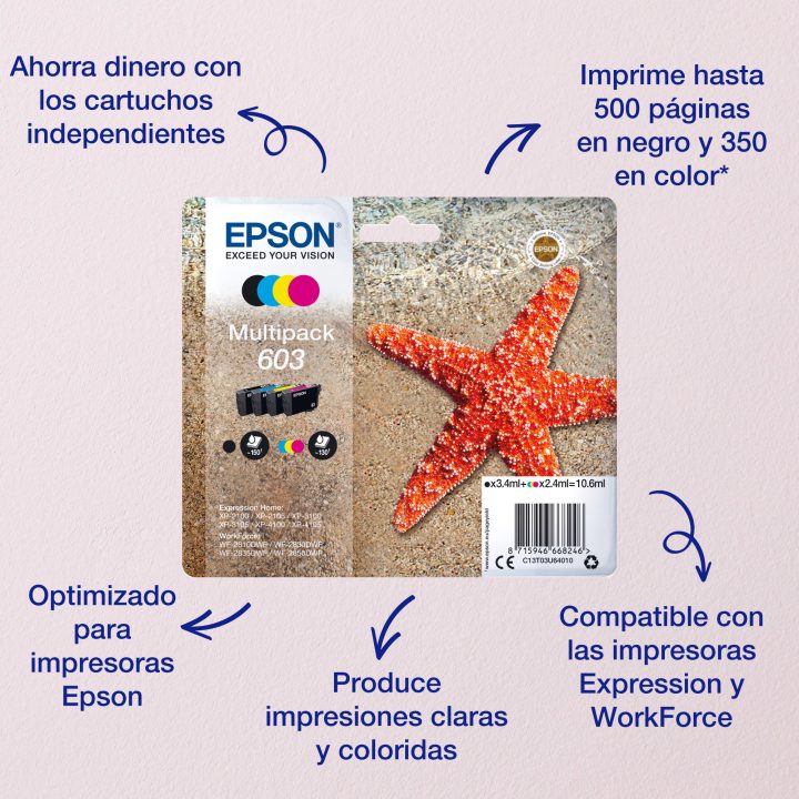 Epson Multipack 4-colours 603XL Ink