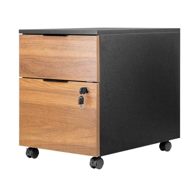 Phoenix Technologies Phoenix Artisan Filing Cabinet Black and Walnut…