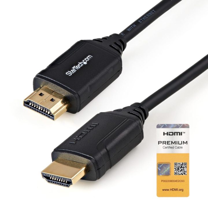 StarTech.com Cabo de 50cm HDMI 2.0 Certificado Premium com Ethernet -…