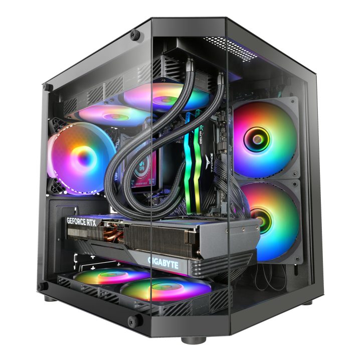 Mars Gaming MC-3TLITE Mini Tower Preto