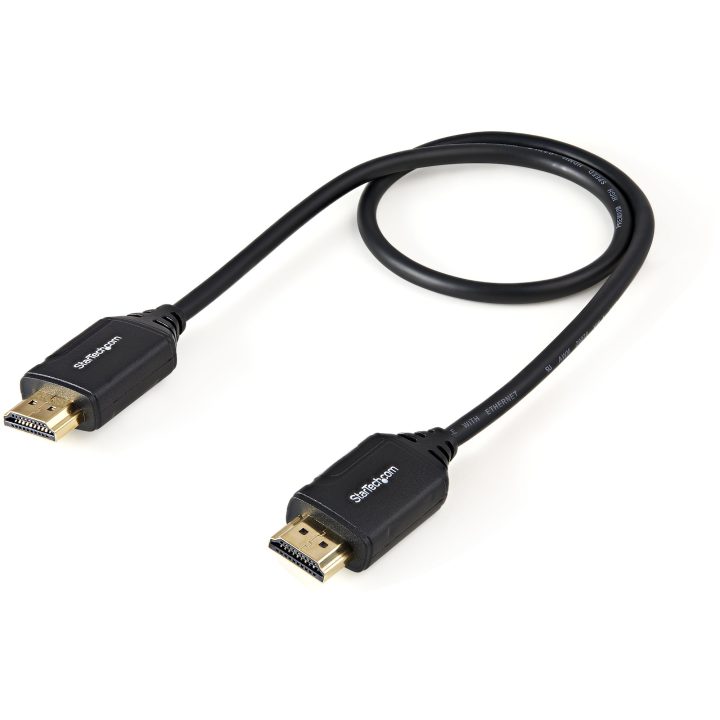 StarTech.com 50cm Premium Certified HDMI 2.0 Cable with Ethernet -…