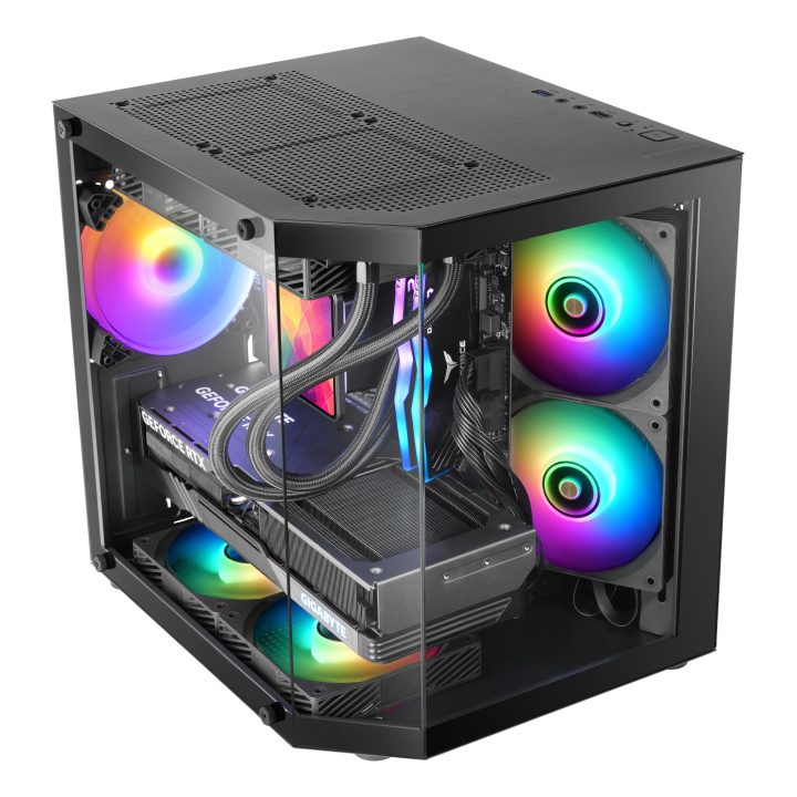 Mars Gaming MC-3TLITE Mini Tower Preto