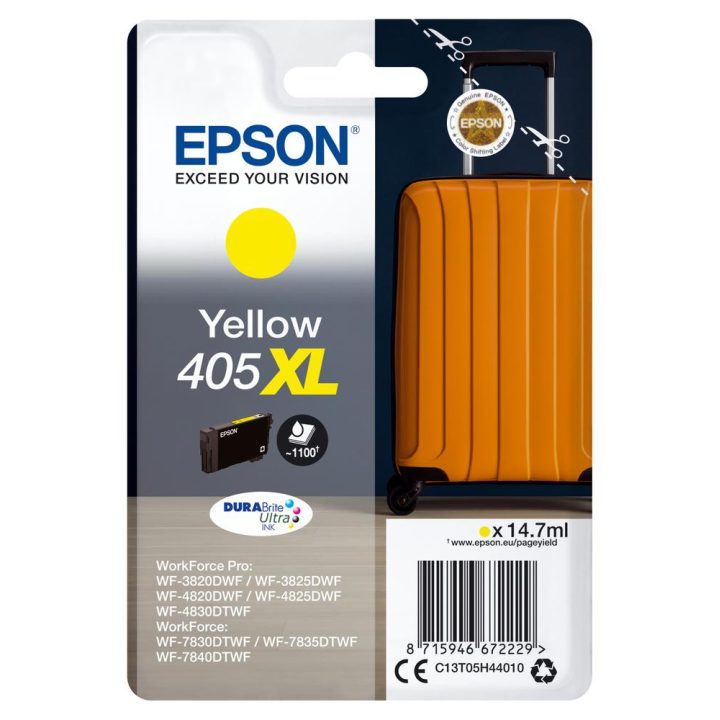 Epson Singlepack Yellow 405XL Tinta DURABrite Ultra