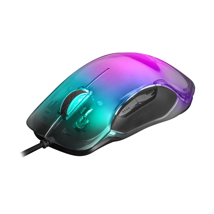 Mars Gaming MMGLOW Rato, Preto, One size