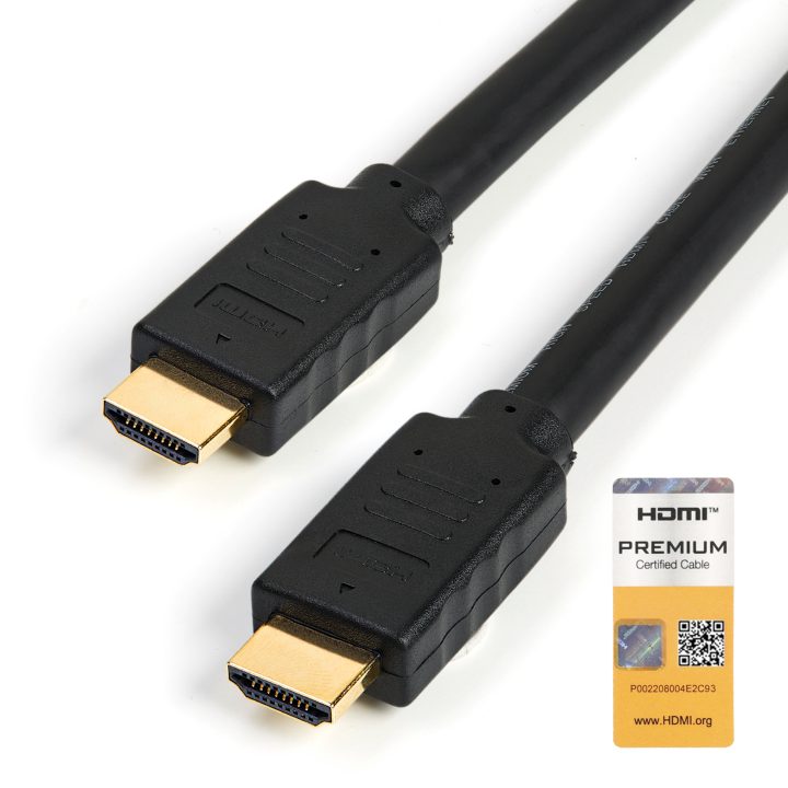 StarTech.com 50cm Premium Certified HDMI 2.0 Cable with Ethernet -…