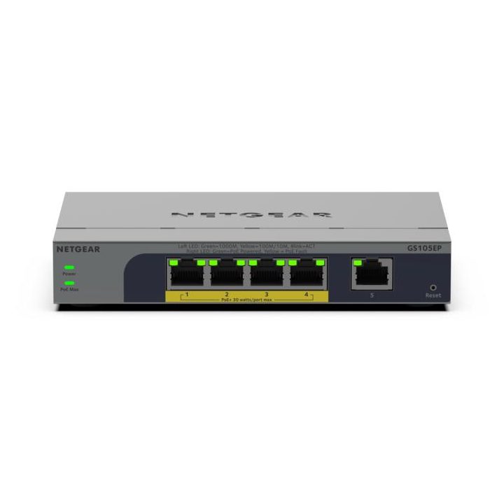 NETGEAR GS105EP No administrado Gigabit Ethernet (10/100/1000)…