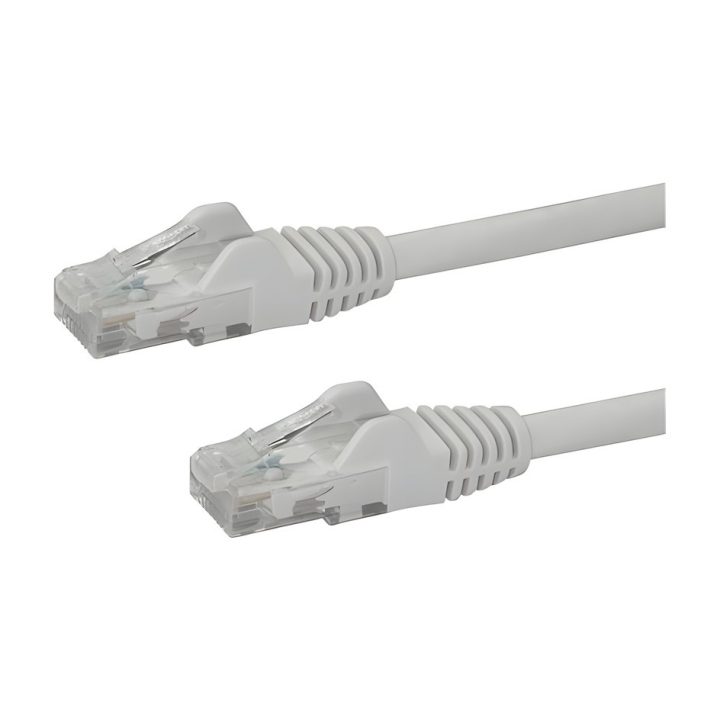 StarTech.com Cable de Red de 0,5m Blanco Cat6 UTP Ethernet Gigabit…