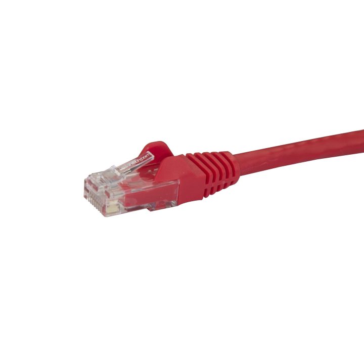 StarTech.com 0.5m White Cat6 UTP Ethernet Gigabit RJ45 Snagless…