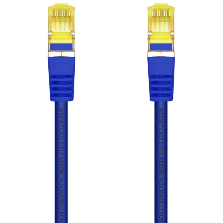 AISENS A146-0477 Blue Network Cable 0.5 m Cat7 S/FTP (S-STP) Flat