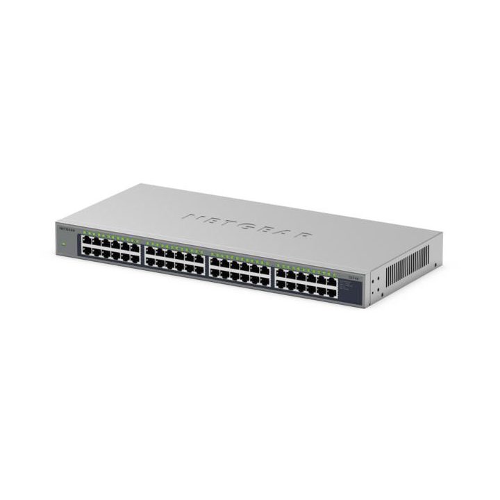 NETGEAR GS748 No administrado Gigabit Ethernet (10/100/1000) Gris