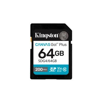 Kingston Technology Canvas Go! Plus 64GB SDXC Canvas Go Plus Gen4…