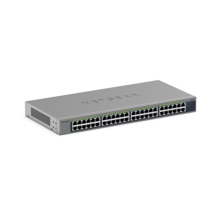 NETGEAR GS748 Não gerido Gigabit Ethernet (10/100/1000) Cinzento