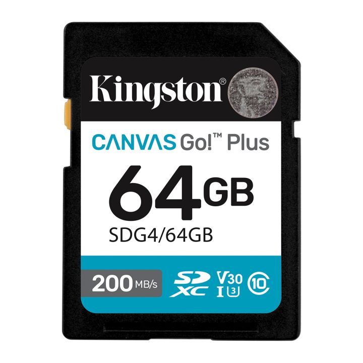 Kingston Technology Canvas Go! Plus 64GB SDXC Canvas Go Plus Gen4…