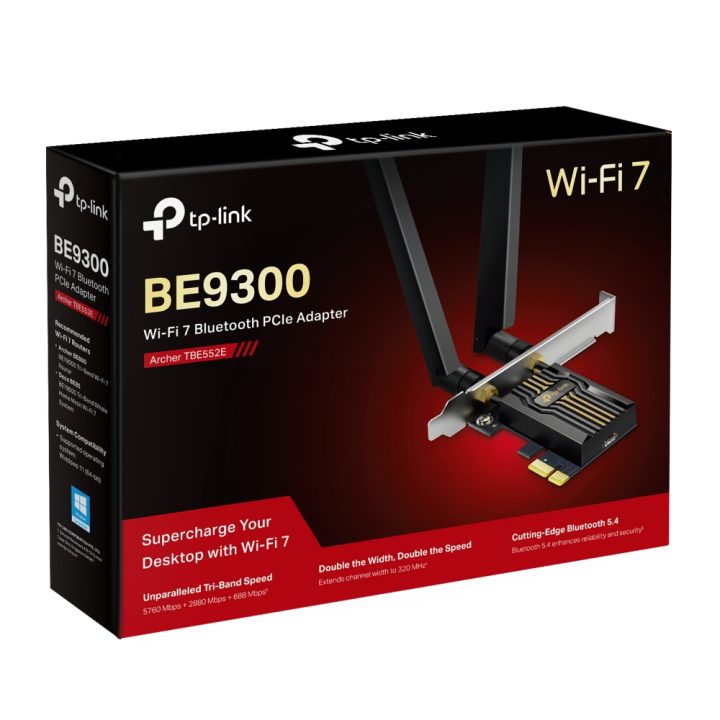 TP-Link Archer TBE552E adaptador e cartão de rede WLAN / Bluetooth…