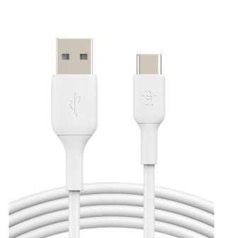 Cable USB-C a USB tipo a Belkin 2m-macho-macho-blanco (CAB001BT2MWH)