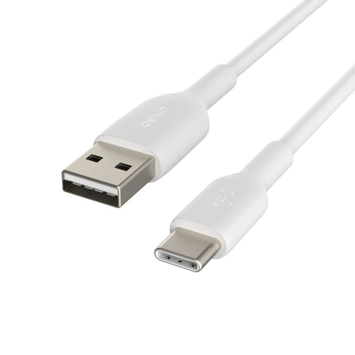 Cable USB-C a USB tipo a Belkin 2m-macho-macho-blanco (CAB001BT2MWH)