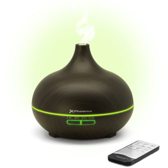 Humidificador Phoenix ZENO2 400 ml castanho escuro com controlo remoto