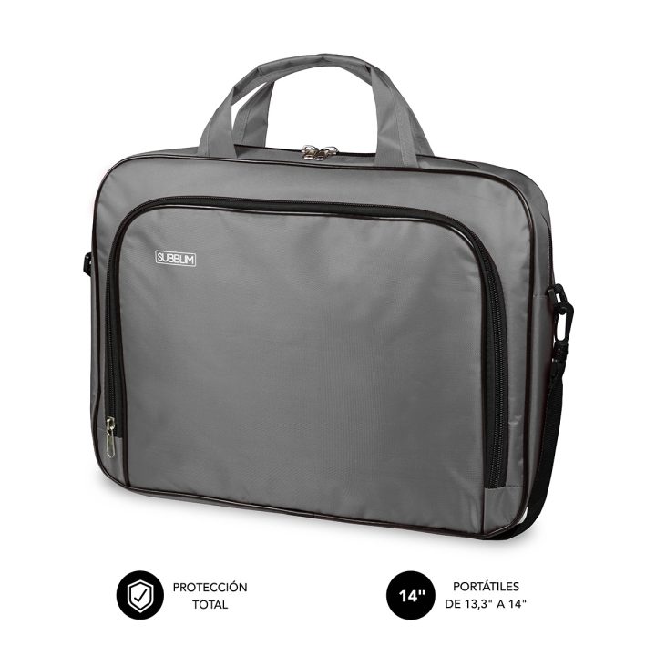 Subblim Oxford Laptop Bag 13.3"-14" Gray (SUB-LB-1OLB031)