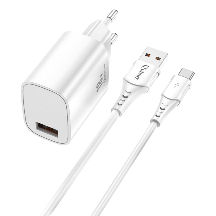 Qcharx International Qcharx Artemisia 3A 18W Charger Kit + White USB…