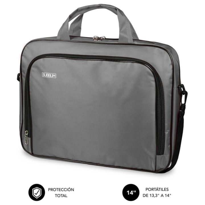 Subblim Oxford Laptop Bag 13.3"-14" Gray (SUB-LB-1OLB031)