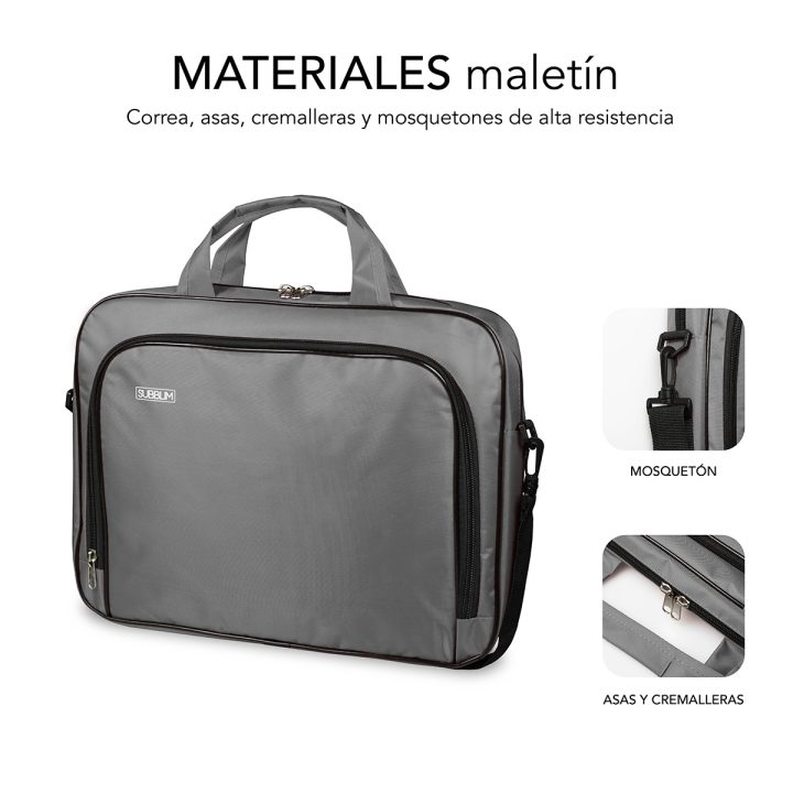 Subblim Oxford Laptop Bag 13.3"-14" Gray (SUB-LB-1OLB031)