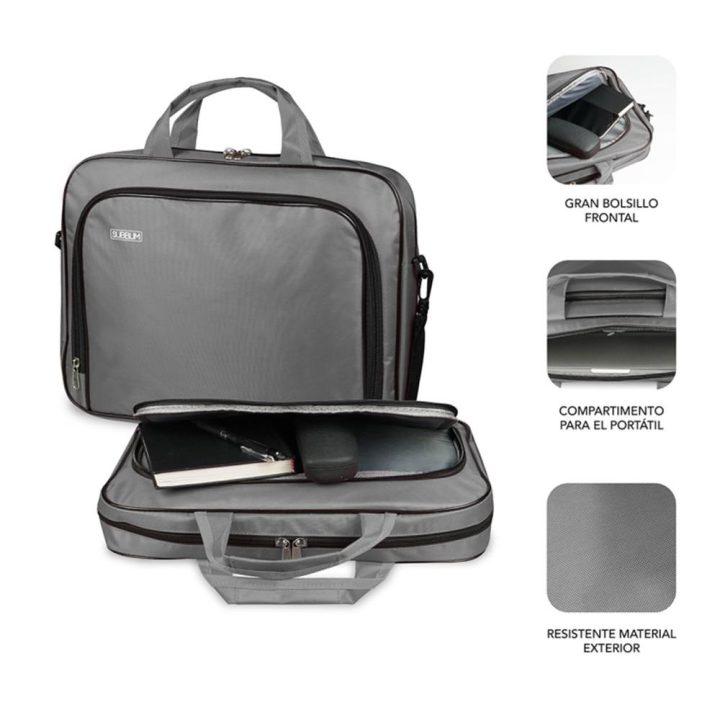Subblim Oxford Laptop Bag 13.3"-14" Gray (SUB-LB-1OLB031)