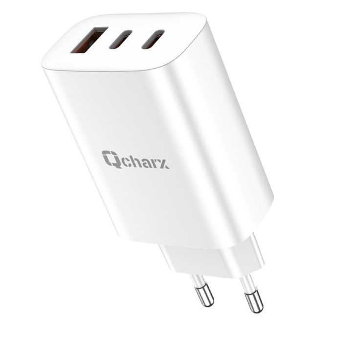 Qcharx international Carregador qcharx ares 3a 65W 2 portas tipo C +…