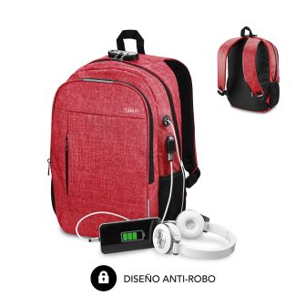 Mochila Subblim urban lock backpack para portátil 16 polegadas…