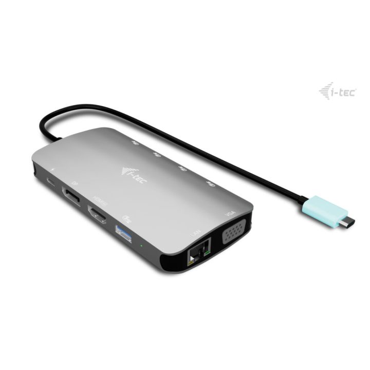 i-tec USB-C Metal Nano 3x Display (DP, HDMI and VGA) Docking Station…